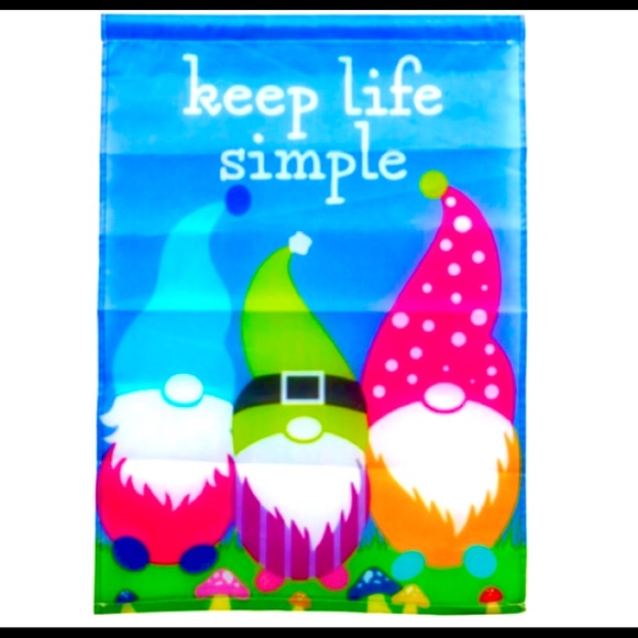 🍄 COLORFUL GARDEN GNOME FLAG 🍄 - Picture 2 of 3